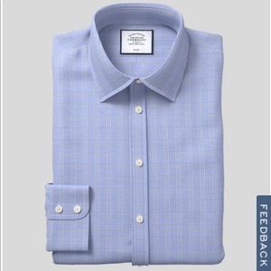 NWOT Charles Tyrwhitt Prince of Wales Slim Fit